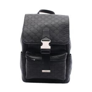 Celine Triomphe backpack black leather